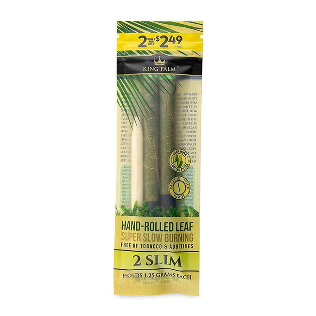 Photograph of product: KPL | King Palm Slim Rolls | 2 Pack