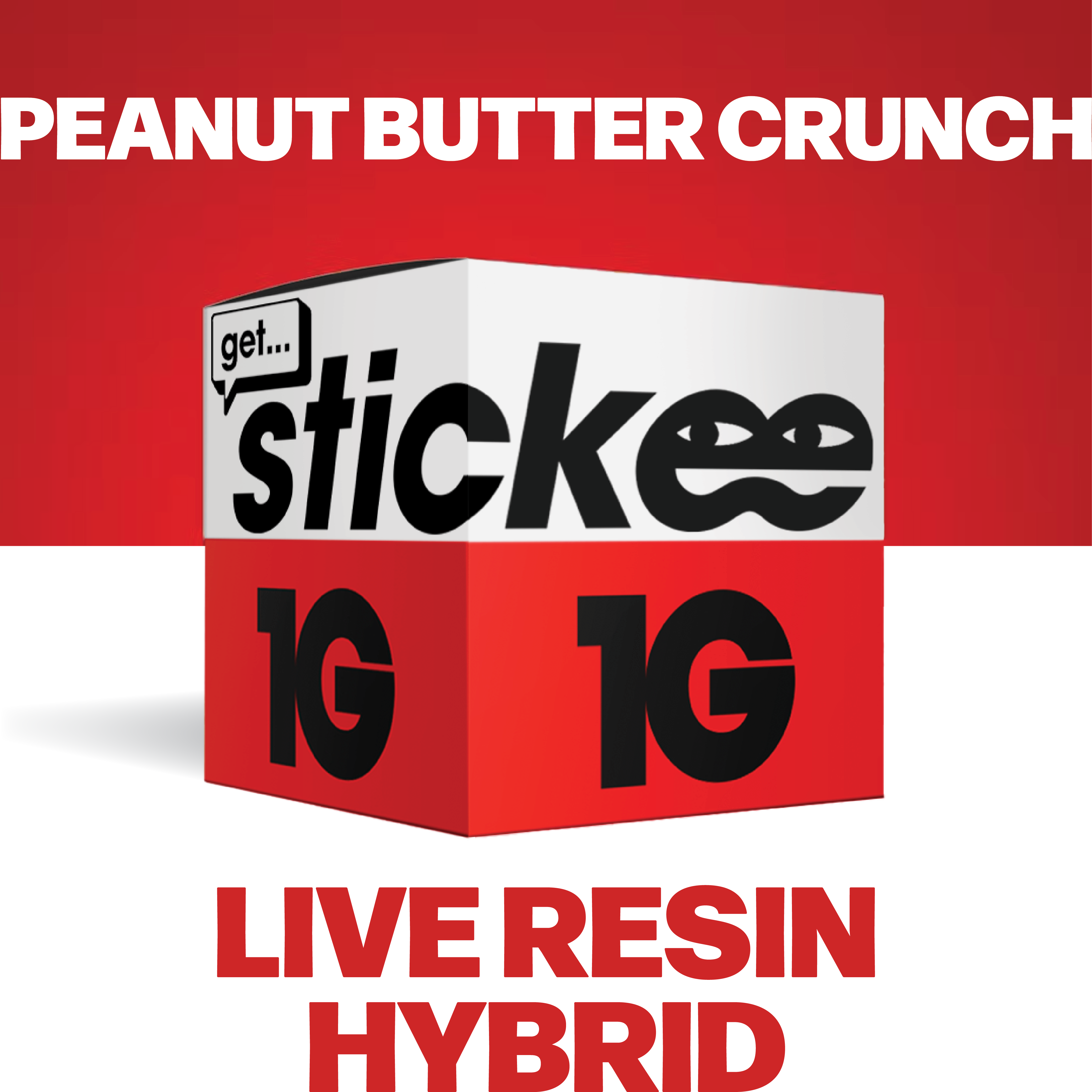 Photograph of product: STICKEE | Peanut Butter Crunch | 1G | Live Resin Concentrate