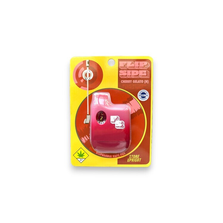 Photograph of Product: Cherry Gelato Flavored Distillate Disposable (Flipside)