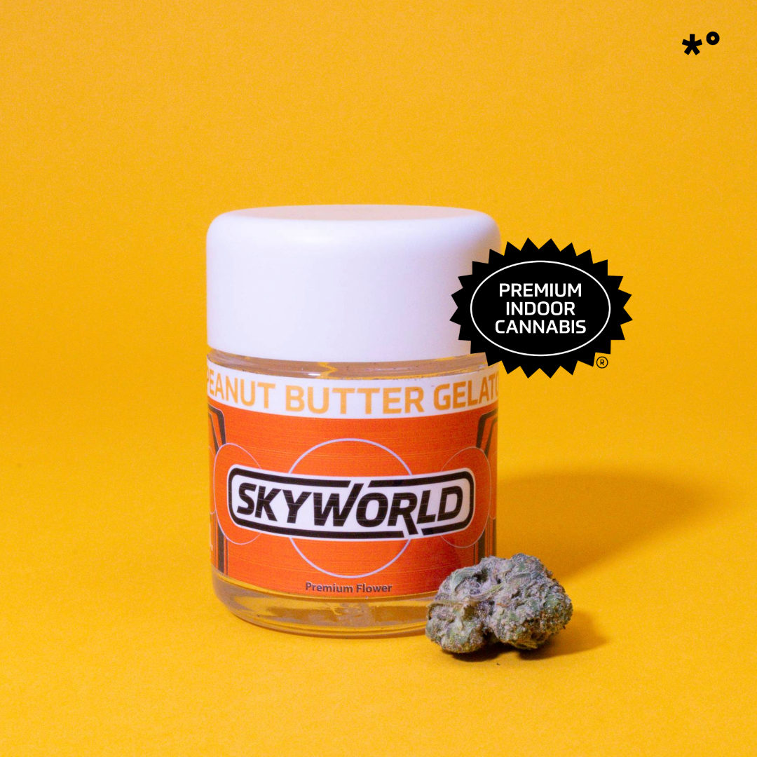 Photograph of product: Skyworld | Flower | Peanut Butter Gelato | Oui'd - 3.5g