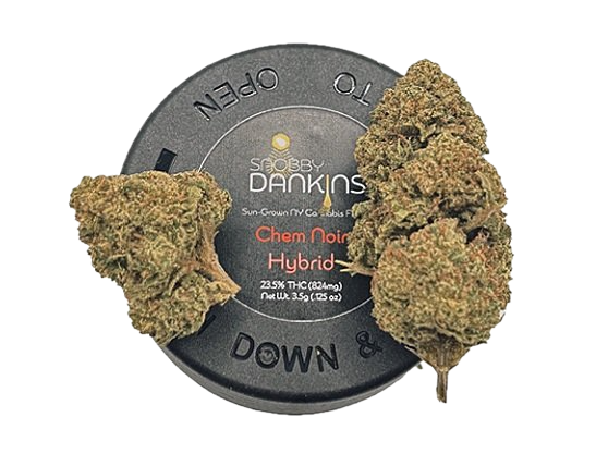 Photograph of product: SNOBBY DANKINS Chem Noir 3.5g Flower