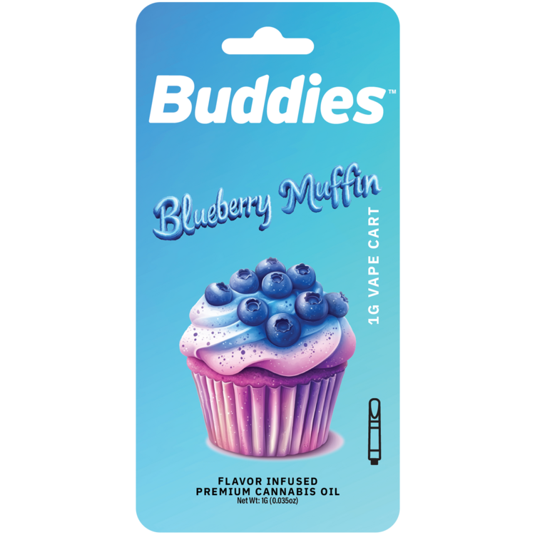 Photograph of product: Buddies Flavored Blueberry Muffin Cart