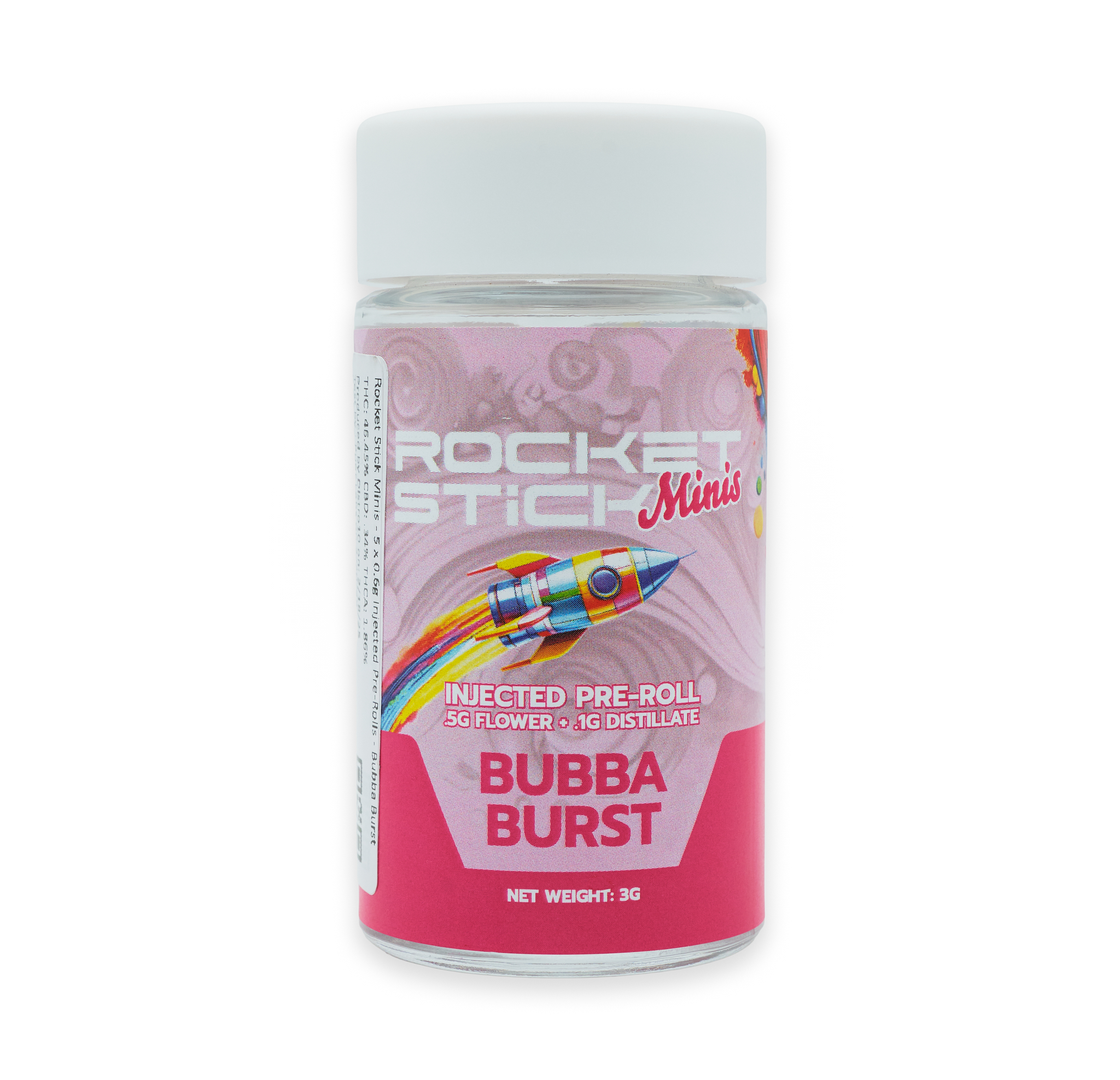 Photograph of product: Bubba Burst | .6G Infused Prerolls 5CT