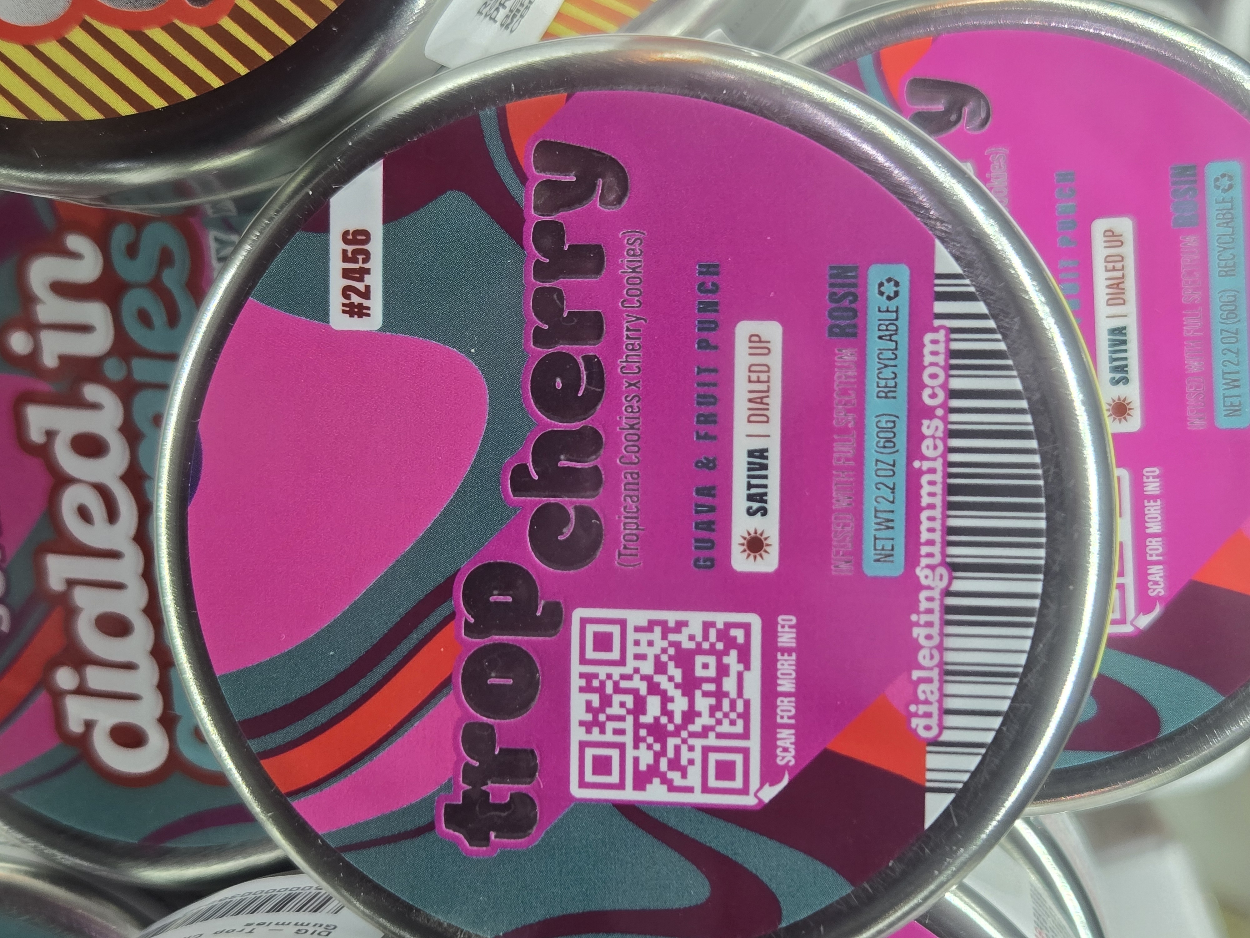 Photograph of product: DIG - Trop Cherry - Rosin Gummies