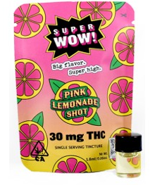 Photograph of product: Super Wow | Pink Lemonade Shot | 30mg