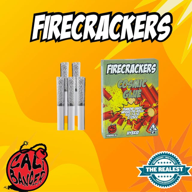 Photograph of product: Cosmic Glue | 3.5g | 5 x 0.7 Infused Preroll Pack - 