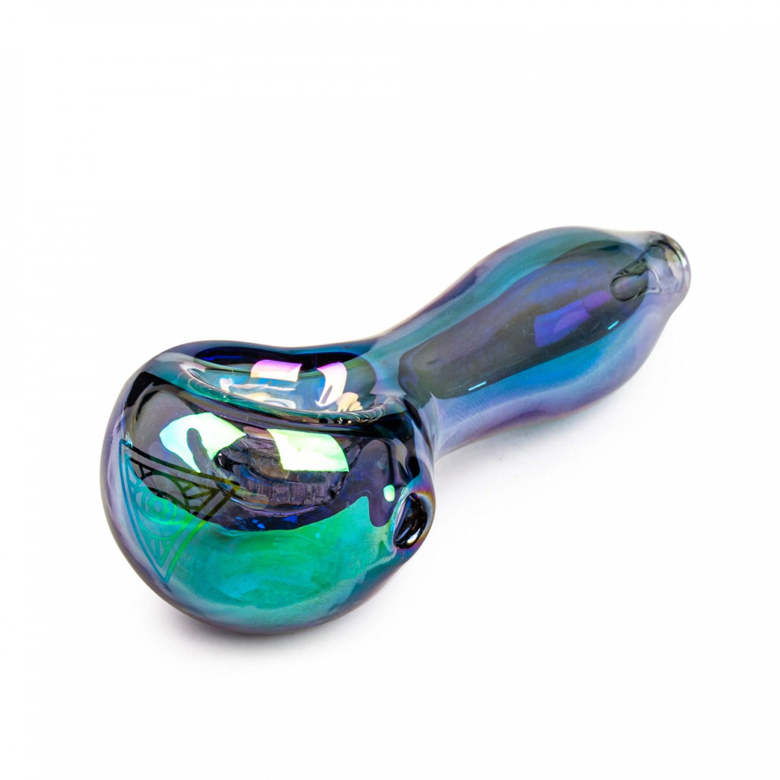 Photograph of product: Metallic Terminator Finish Spoon Hand Pipe 4"