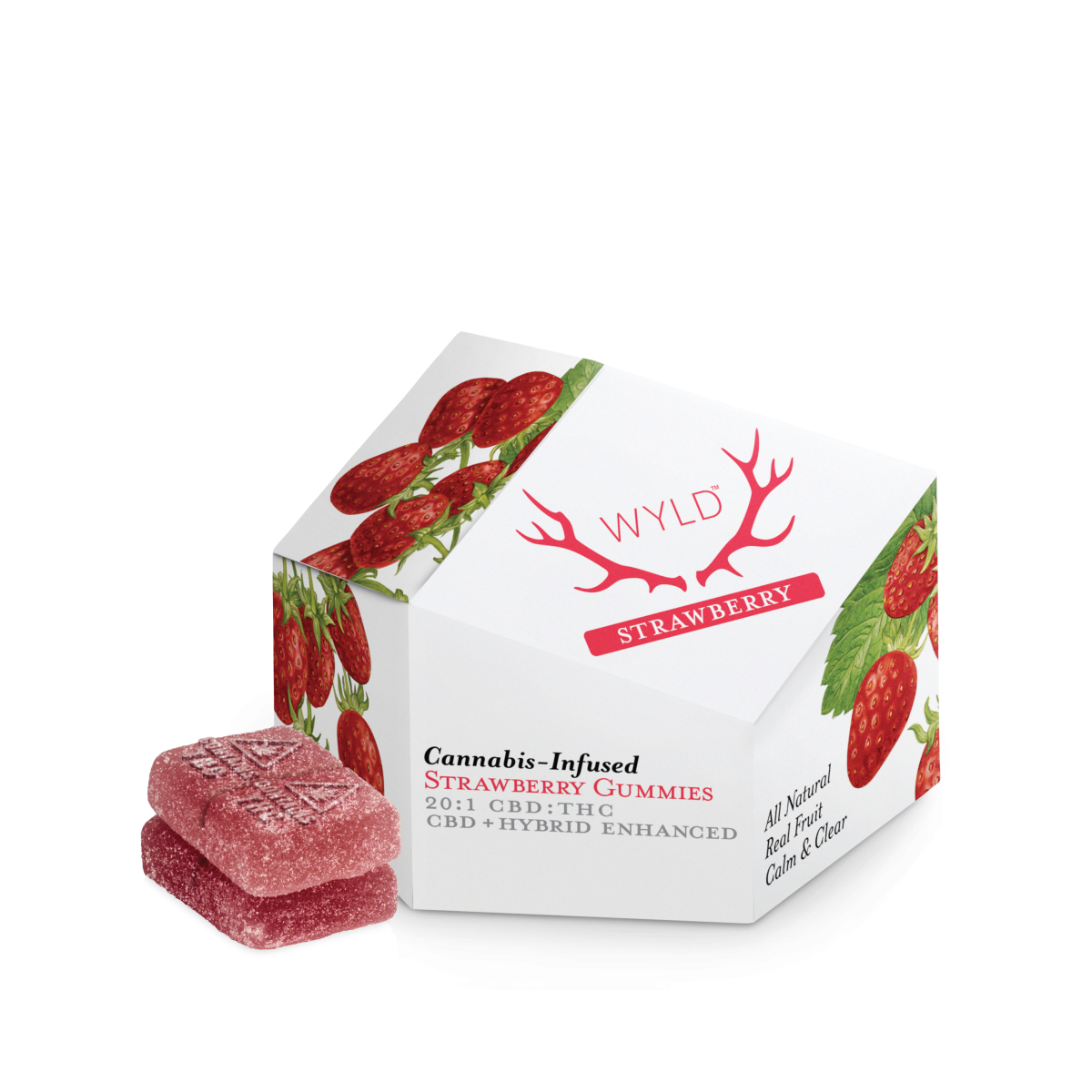 Photograph of product: Strawberry 1:20 TH-oui:CBD 1mg:20mgX10