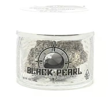 Photograph of product: Black Pearl Infused Flower 3.5g Sour D x Zkittlez