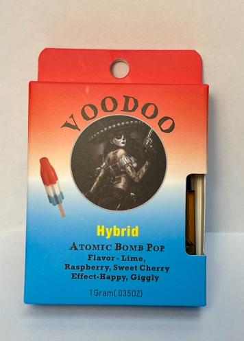 Photograph of product: Voodoo | Atomic Bomb Pop Live Resin Terpene 510 Cart