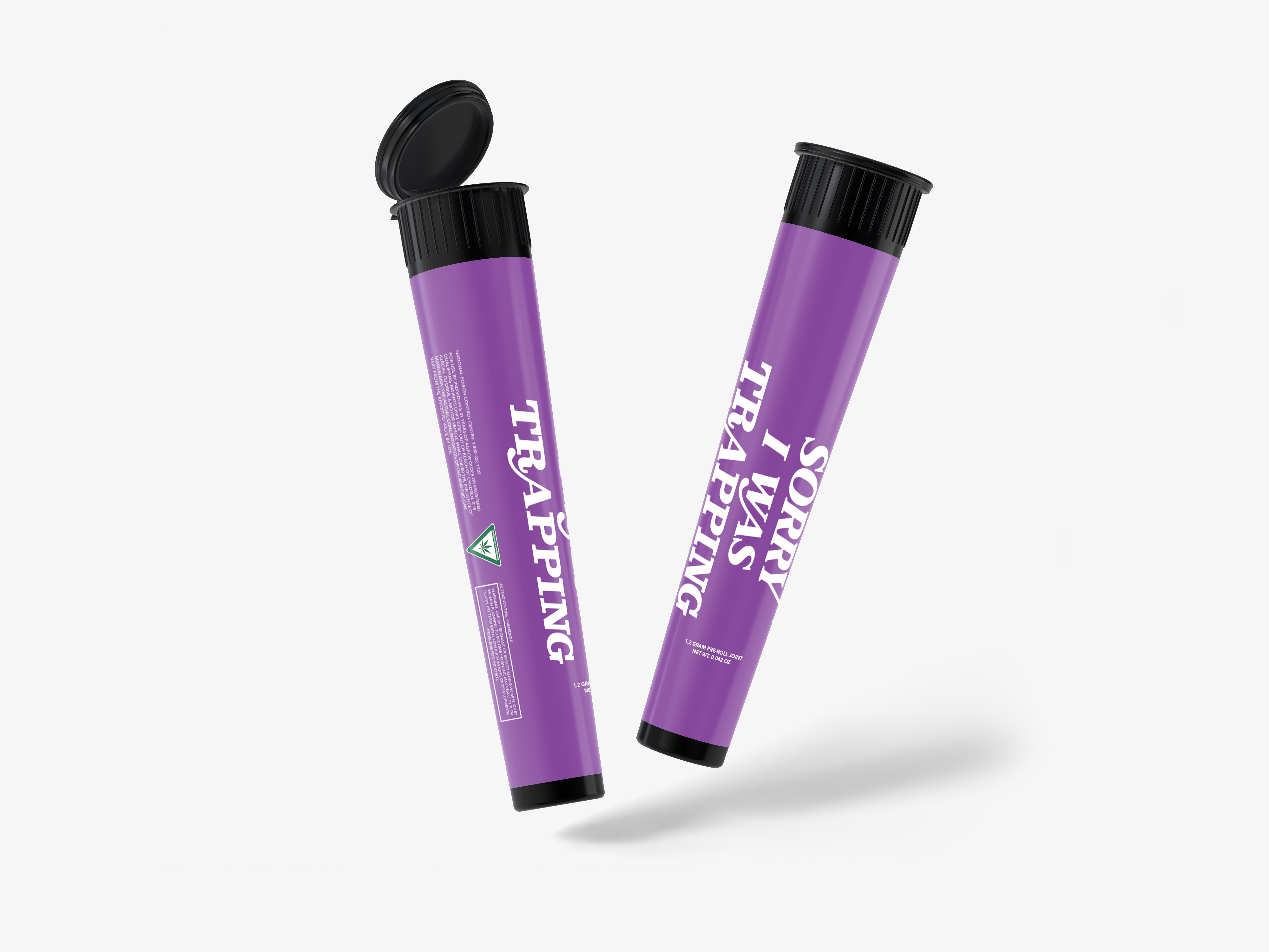 Photograph of Product: Sorry I Was Trapping - 1.2g Pre-Roll - Purp Chanel