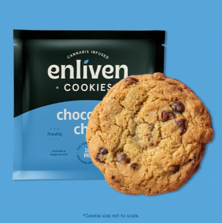 Photograph of product: Enliven | Chocolate Chip Cookie - 1pk | Edible