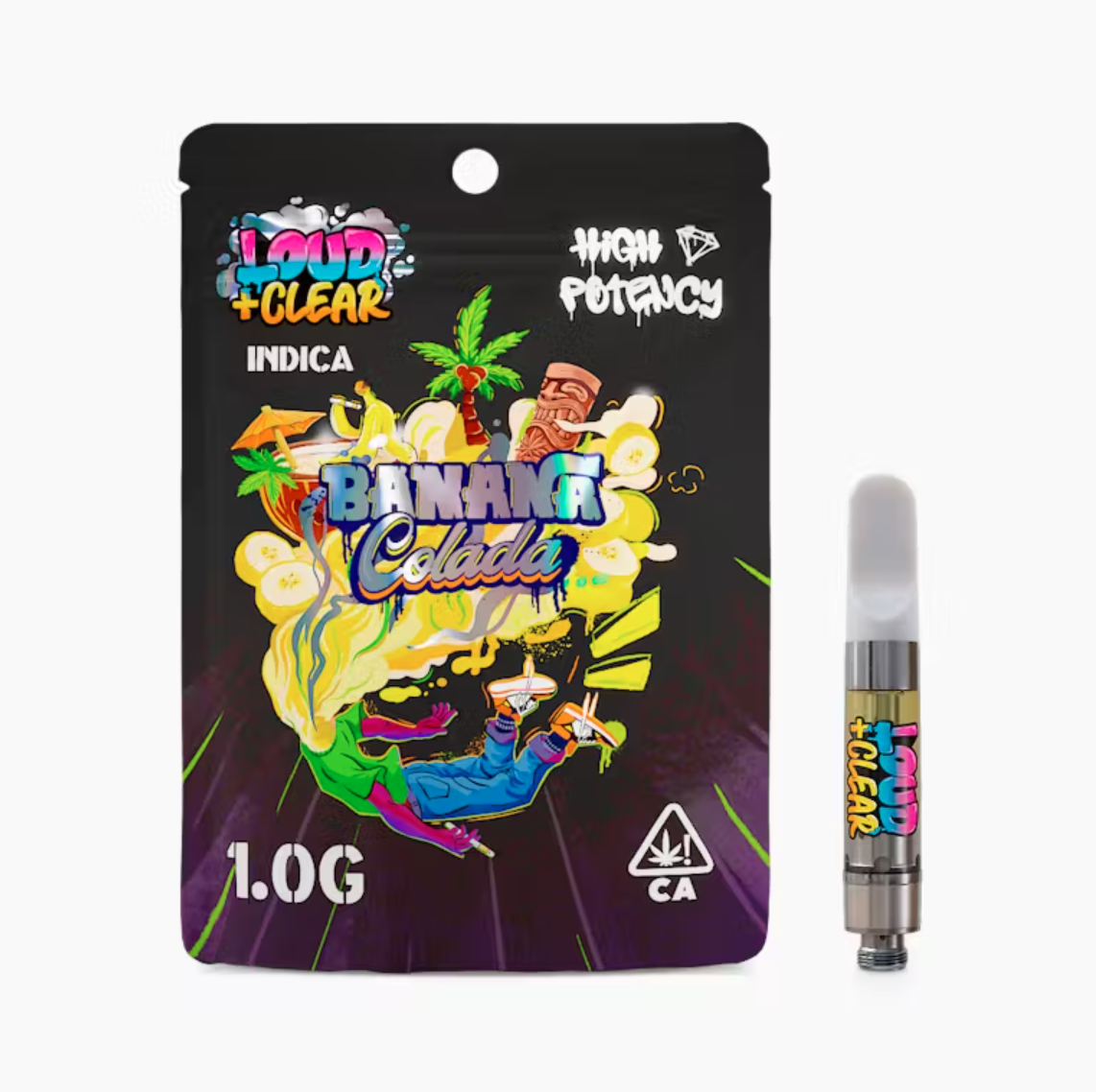 Photograph of product: BANANA COLADA 1G CARTRIDGE