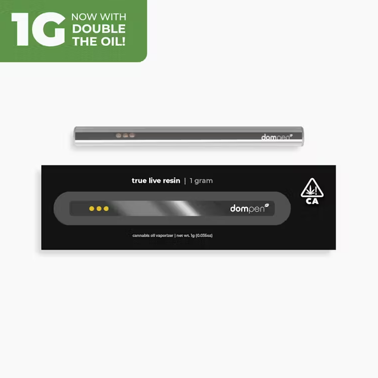 Photograph of product: CHERRY GAS 1G LIVE RESIN ALL IN ONE VAPE