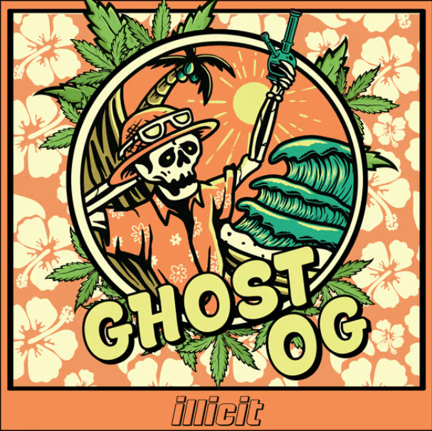 Photograph of product: Ghost OG Live Resin Cartridge 1g/