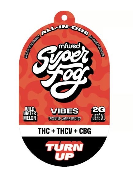 Photograph of product: MFused | Disposable Vibes | Targeted Cannabinoids | Turn Up