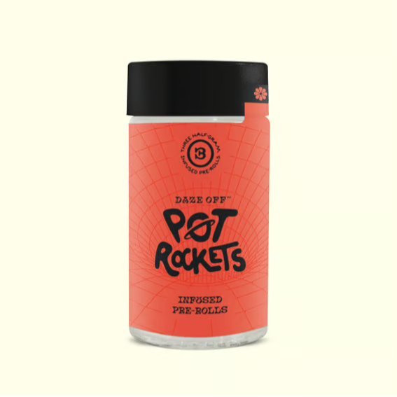 Photograph of product: Concierge Pot Rocket Infused PreRolls 3Pk 1.5g - Oui'd