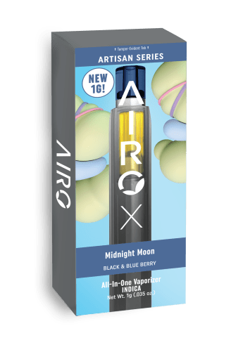 Photograph of product: Airo | Disposable Vape | Midnight Moon 1g