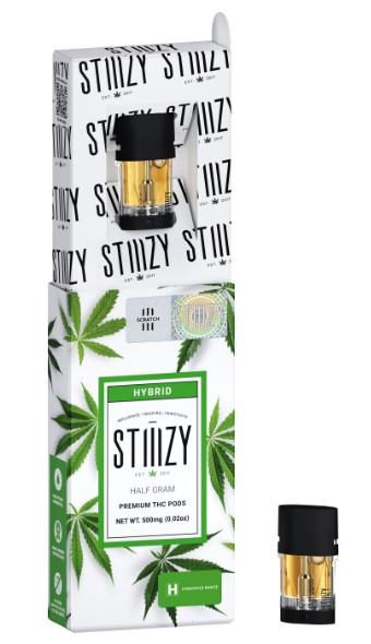 Photograph of product: PINEAPPLE RUNTZ .5G - STIIIZY