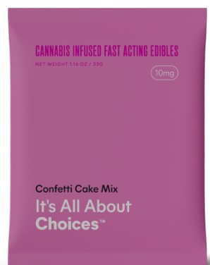 Photograph of product: Confetti Cake Mix | 10mg