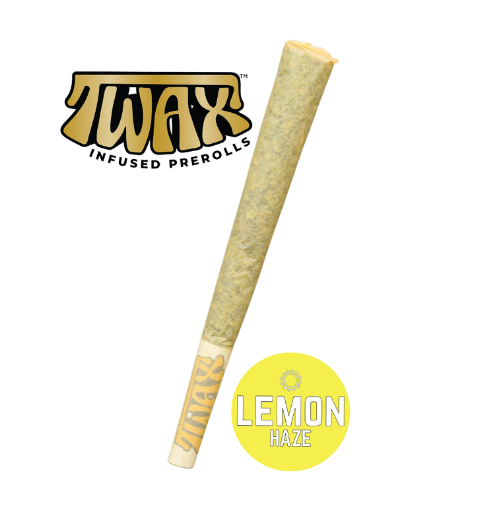 Photograph of product: Infused Pre roll | Twax Lemon Haze