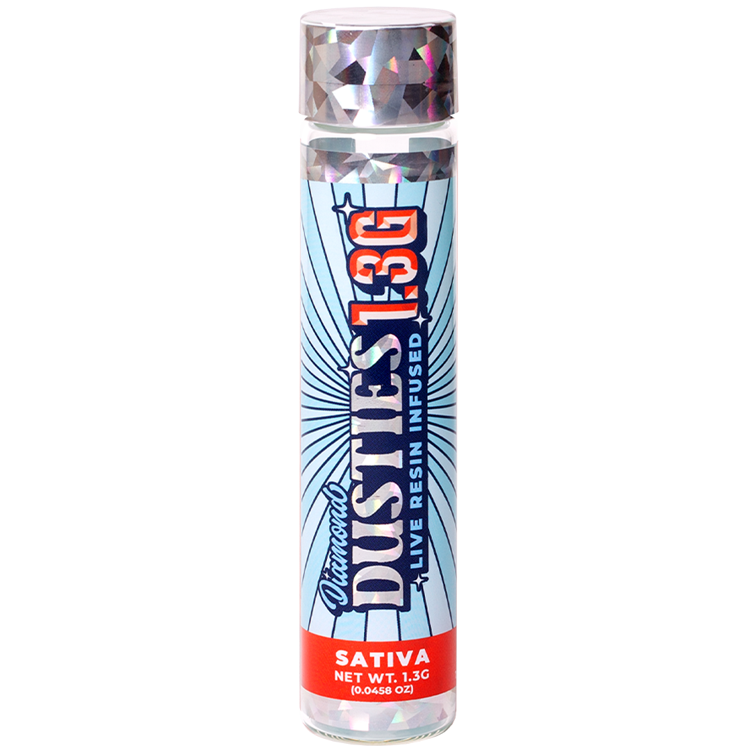 Photograph of product: The Pharm Diamond Dusties Preroll 1.3g Ruby Oui'd