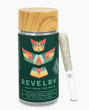 Photograph of product: Revelry - Animal Style-  Oui'd 7Pk - Preroll - 3.5G