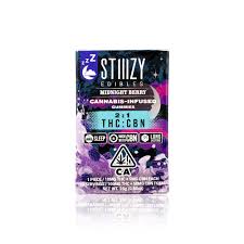 Photograph of product: MIDNIGHT BERRY 2:1 TH-oui:CBN 100MG GUMMIES