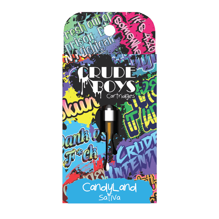 Photograph of product: Crude Boys 1g Cart Candyland