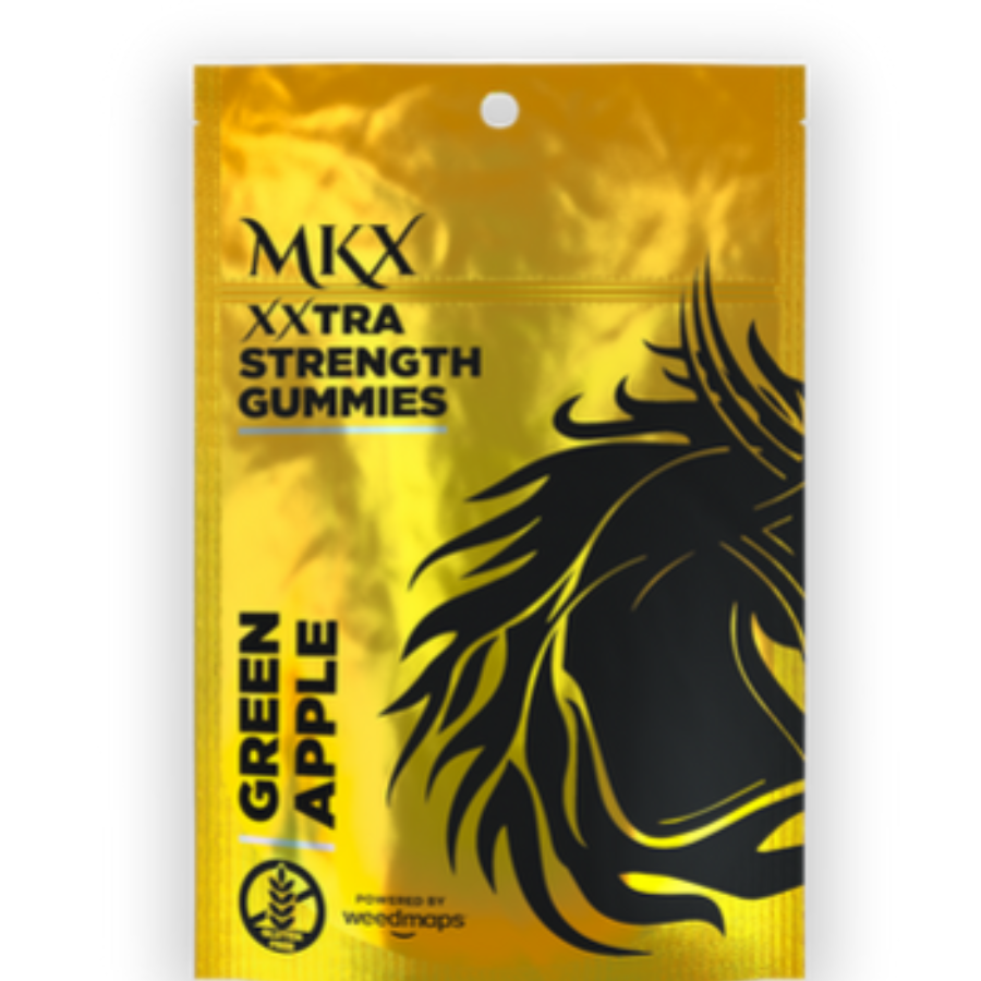 Photograph of product: MKX - 200mg Gummies - Green Apple