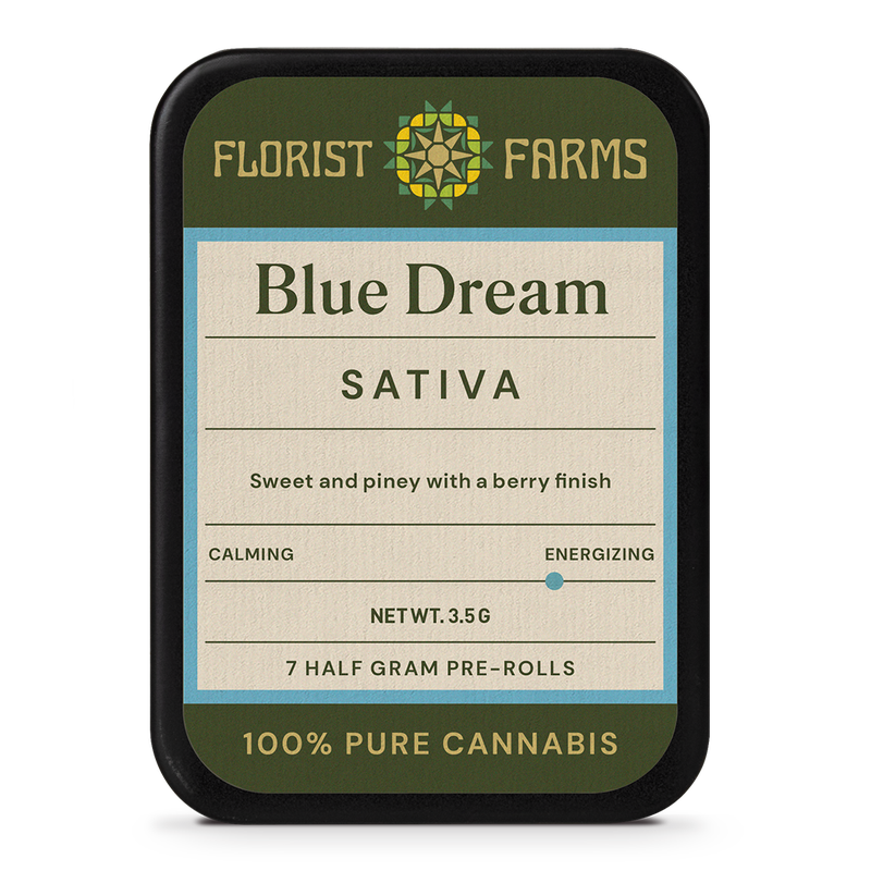 Photograph of product: Florist Farms | Blue Dream | Infused Pre-Roll 5pk