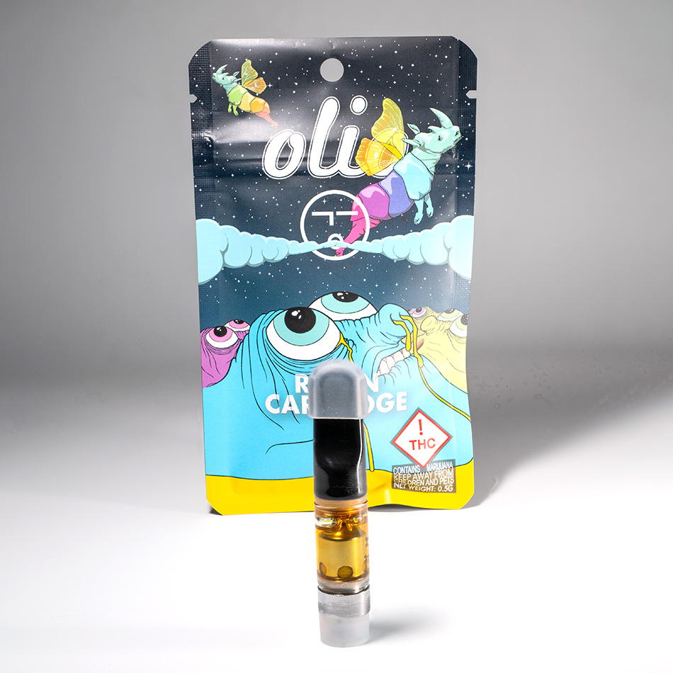 Photograph of product: Olio Rosin Cartridge - Concord Margarita