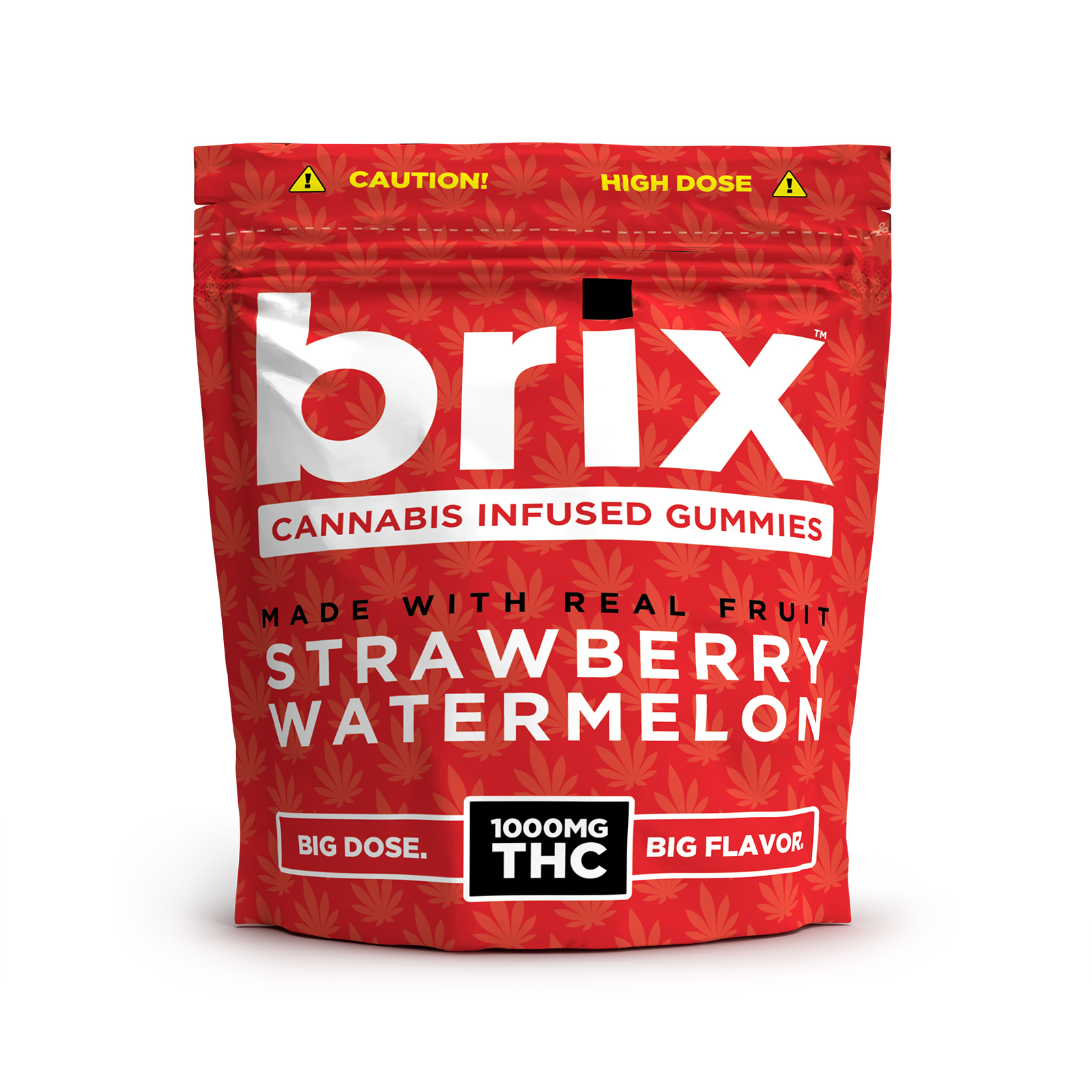 Photograph of product: Baked Bros - Brix Gummies - Strawberry Watermelon (H) (1000mg)