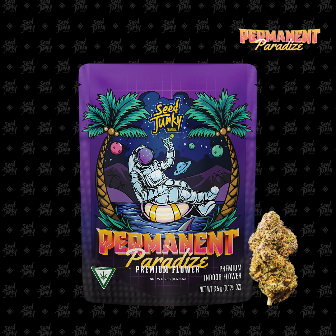 Photograph of product: Seed Junky Permanent Paradize Pre-Packed - 3.5g