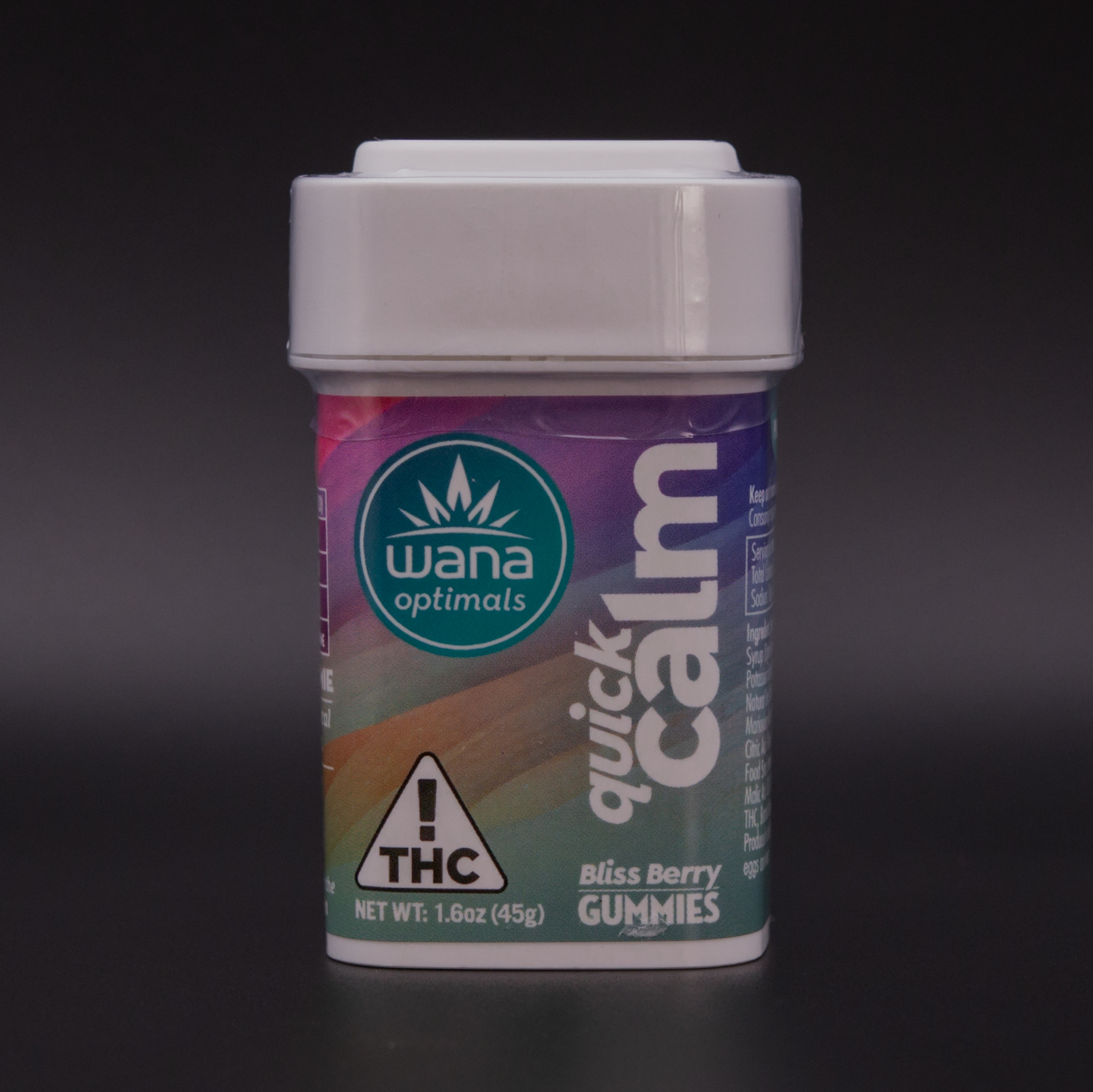 Photograph of product: 10mg | Quick Calm | Bliss Berry