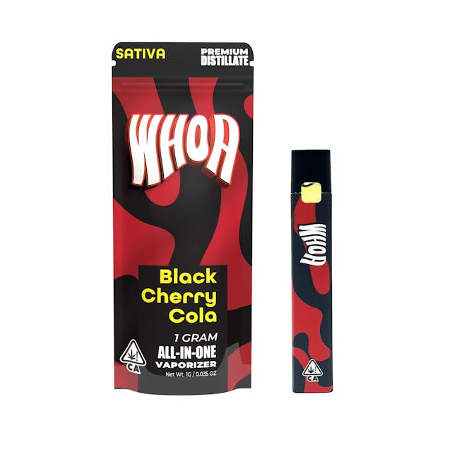 Photograph of product: Black Cherry Cola 1g Disposable - 
