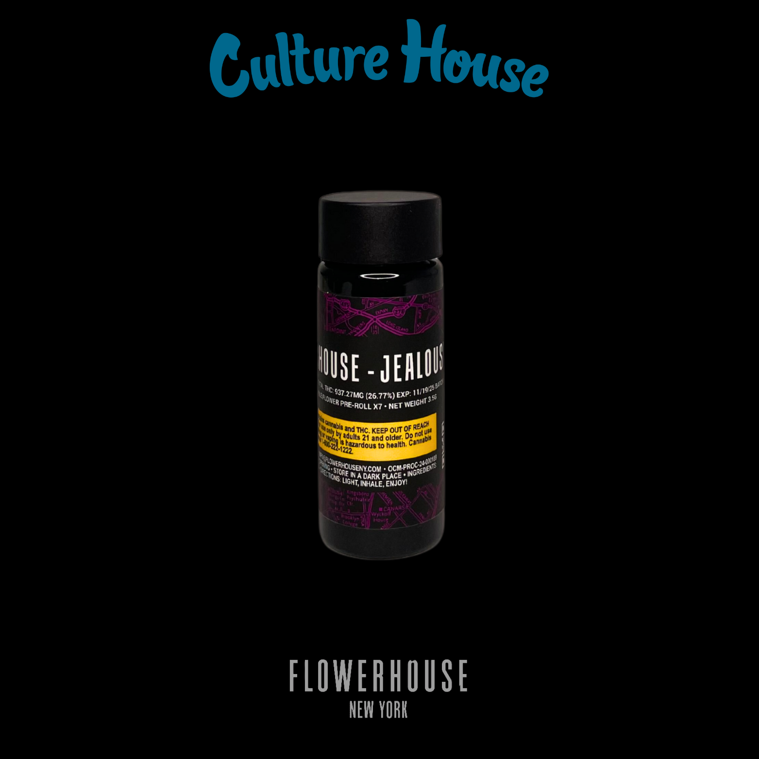 Photograph of product: FlowerHouse | Jealousy | Infused P. Roll 7PK