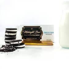 Photograph of product: MIDNIGHT ROOTS | COOKIES & CREAM | WHITE CHOCOLATE | 200MG