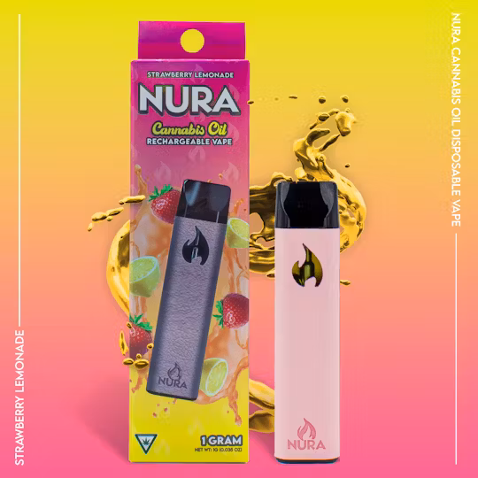Photograph of product: REC NURA - Strawberry Lemonade Dispo
