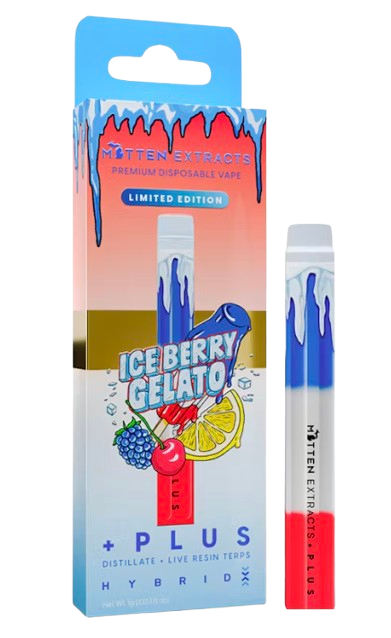Photograph of product: Mitten Extracts | Ice Berry Gelato | 1G Disposable Vape