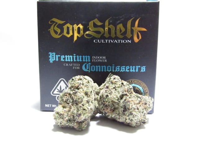 Photograph of product: Top Shelf 1/8 Blueberry Gas - Blueberry Gas