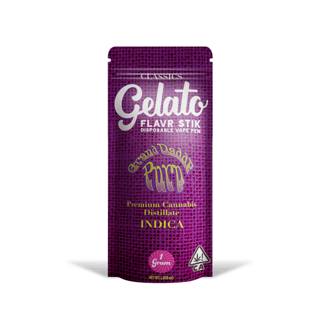 Photograph of product: Grand Daddy Purp | 1g AIO - 