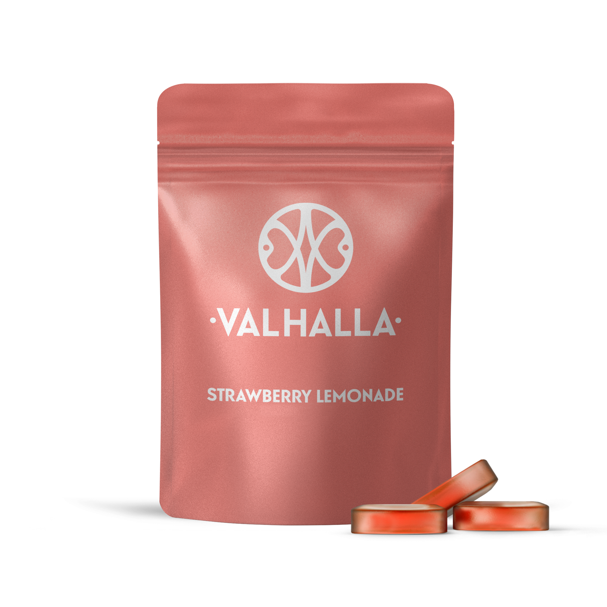 Photograph of product: Strawberry Lemonade Soft Lozenges