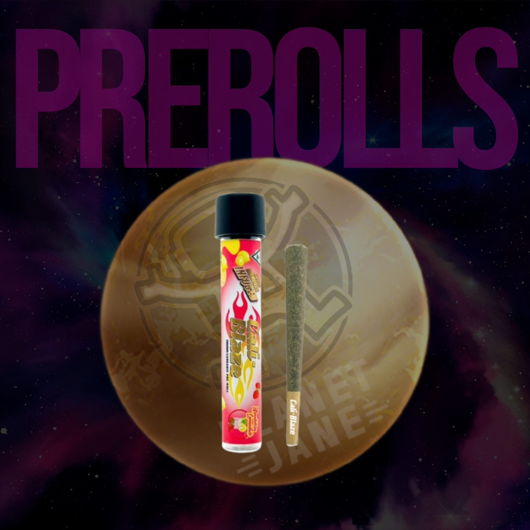 Photograph of product: Cali Blaze - 1.2g Preroll - Strawberry Lemonade Oui'd