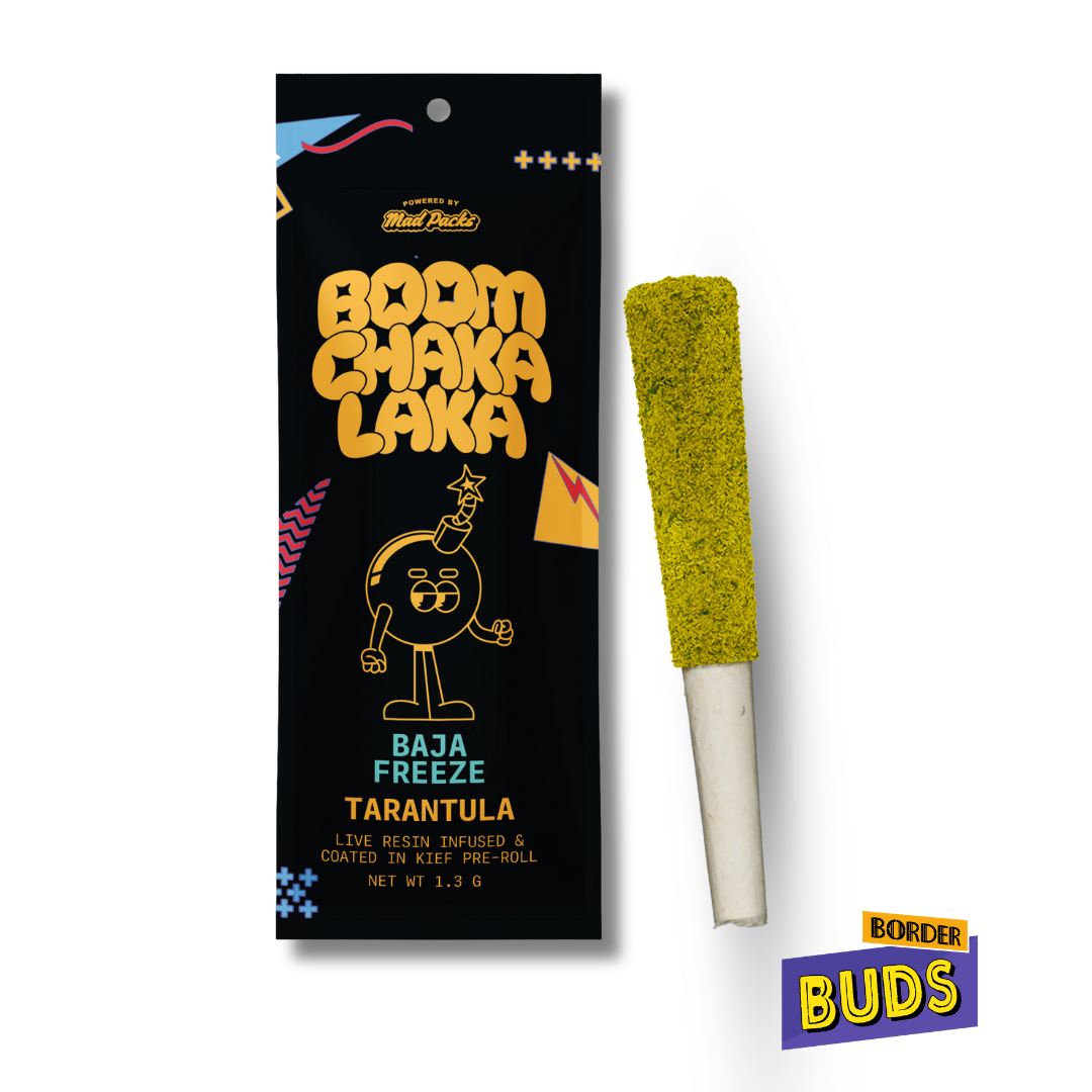 Photograph of product: Baja Freeze | Boom Chaka Laka | 1.3g | Infused Pre-Roll