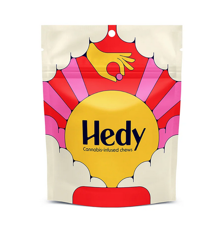 Photograph of product: Hedy - Inspired Banana Cream 100mg 10pk Soft Chews