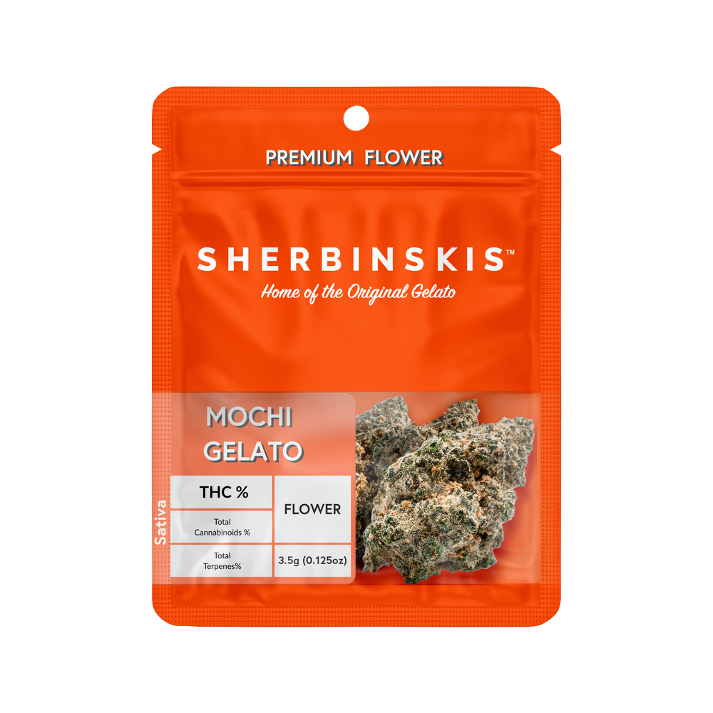 Photograph of product: Sherbinskis | Mochi Gelato Prepackaged Flower | 3.5g