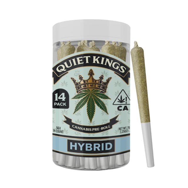 Photograph of product: Quiet Kings - Cream OG 14pk Prerolls - 