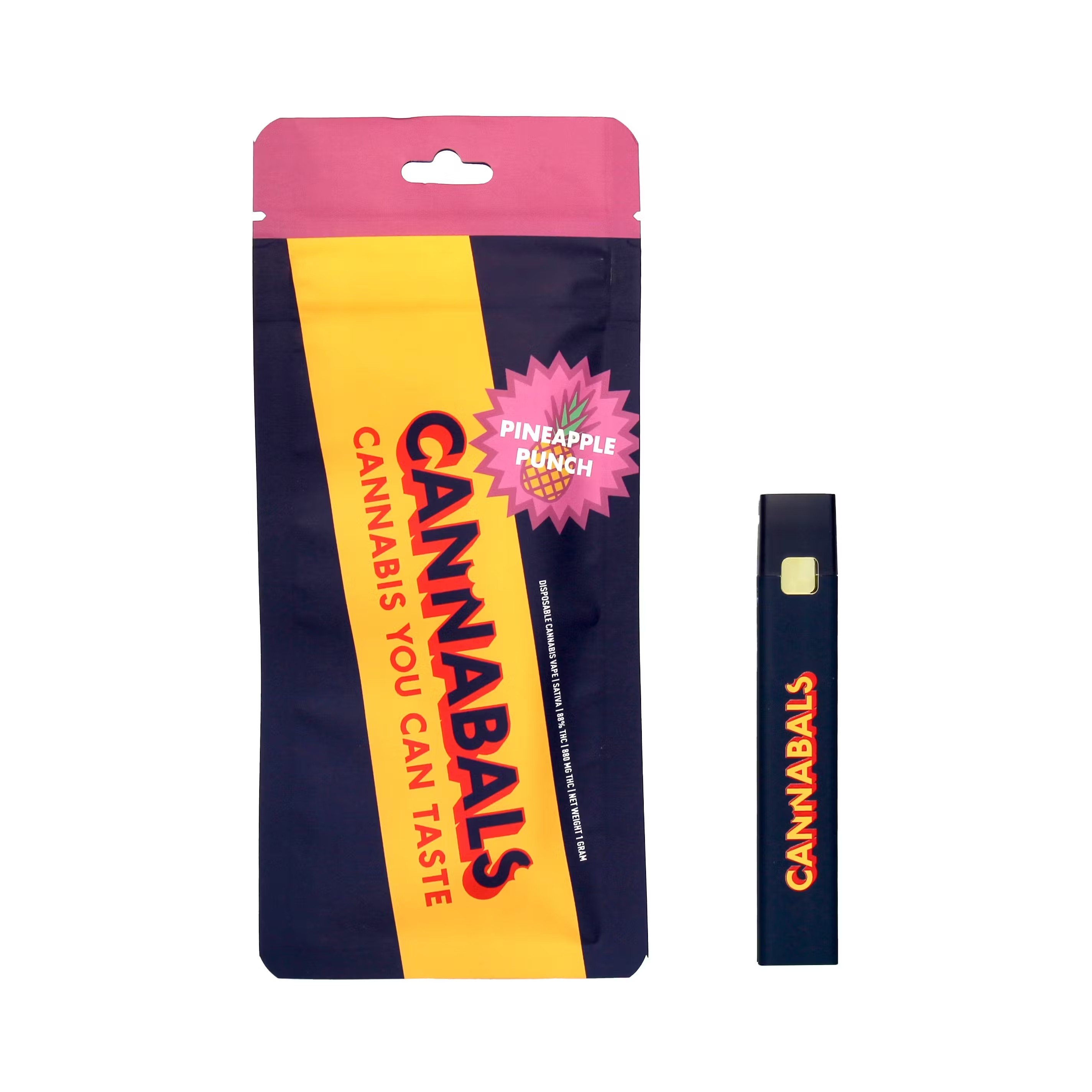 Photograph of product: Cannabals | Pineapple Punch | All-In-One Vape 1g