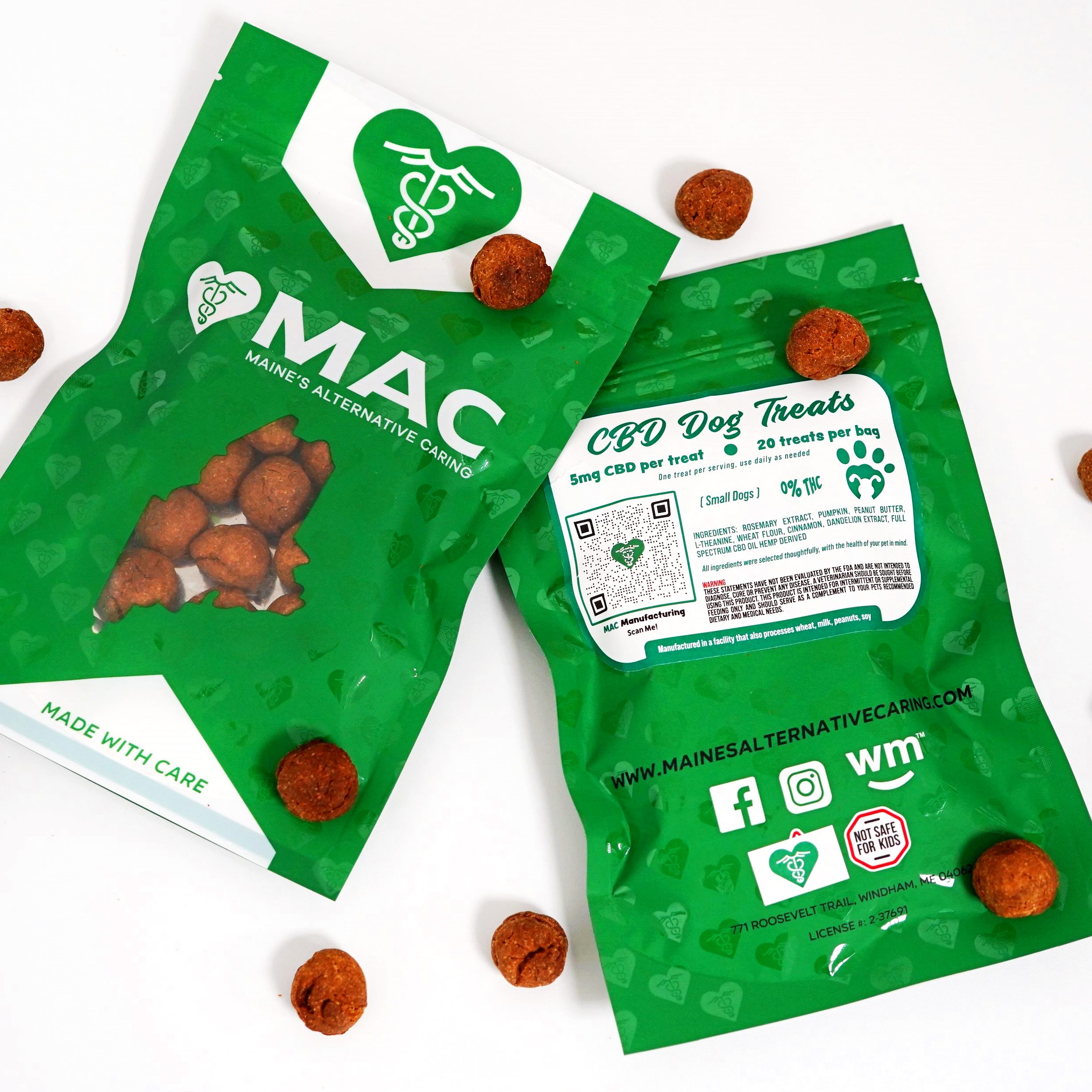 Photograph of product: CBD Dog Treat 20x5mg